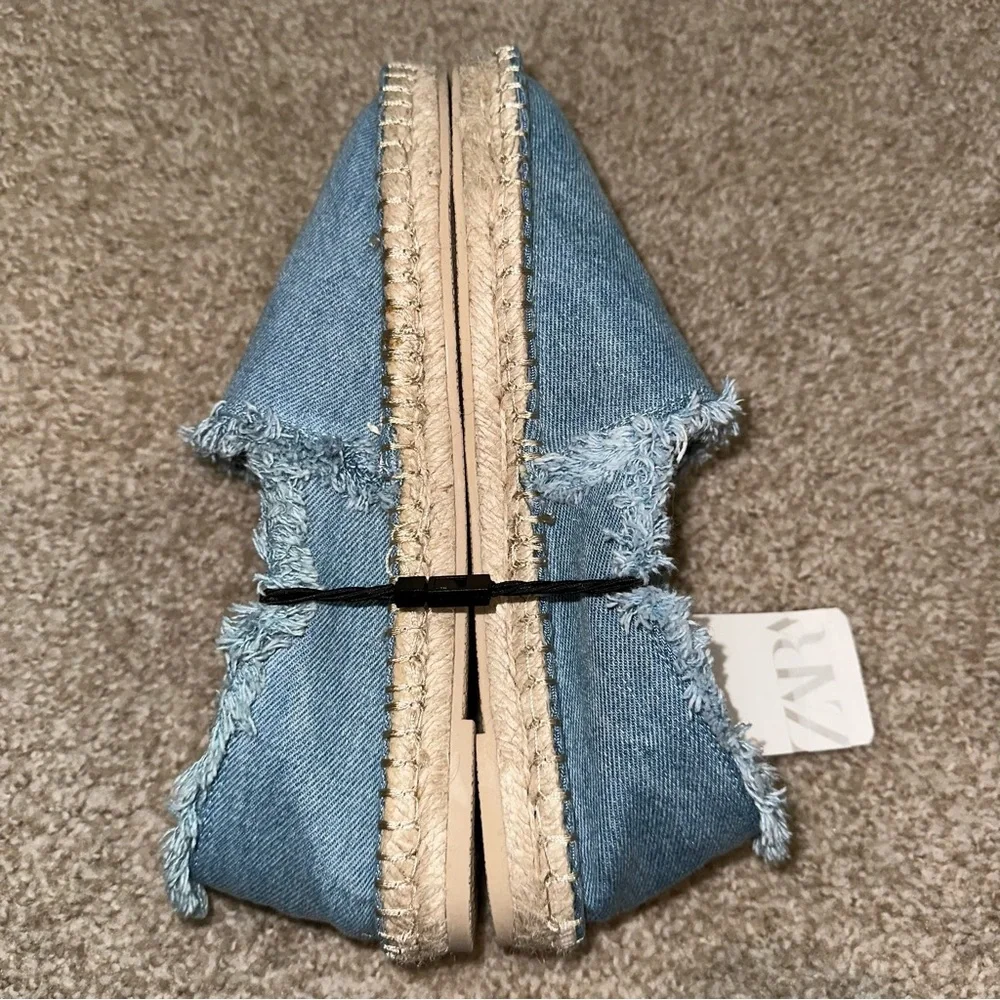 ZARA Denim Espadrilles